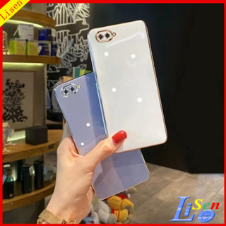 เคส OPPO A3S เคส OPPO A1K A12E A5S A7 A12 A57 2022 A77S A9 2020 A5 2020 A96 A76 A15 A15S เคสโทรศัพท์มือถือแฟชั่น ขอบตรง ป้องกันเลนส์ สําหรับ ZBB