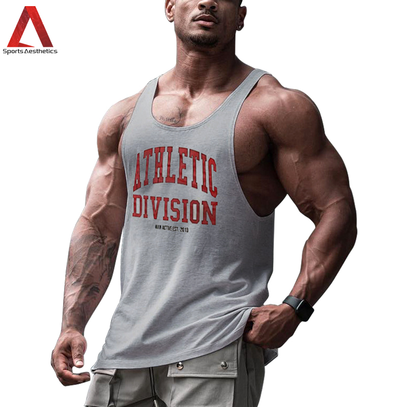 เสื้อกล้ามลําลอง ผ้าฝ้าย ระบายอากาศได้ดี สวมใส่สบาย สําหรับผู้ชาย เหมาะกับการเล่นกีฬา ฟิตเนส