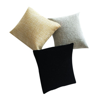 ชุดหมอนกํามะหยี่ สีดํา สําหรับวางโชว์เครื่องประดับ สร้อยข้อม…