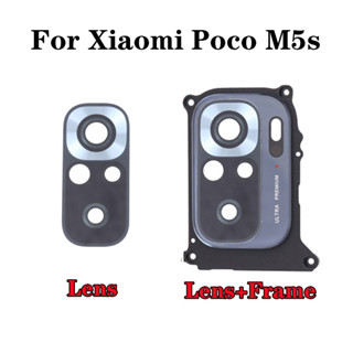 ใหม่ ของแท้ เลนส์กระจกหลัก พร้อมกรอบเลนส์กล้องหลัง สําหรับ Xiaomi Poco M5s