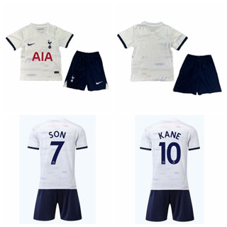 เสื้อกีฬาแขนสั้น ลายทีมชาติฟุตบอล Tottenham Hotspur 2023-24 ชุดเหย้า สําหรับเด็ก