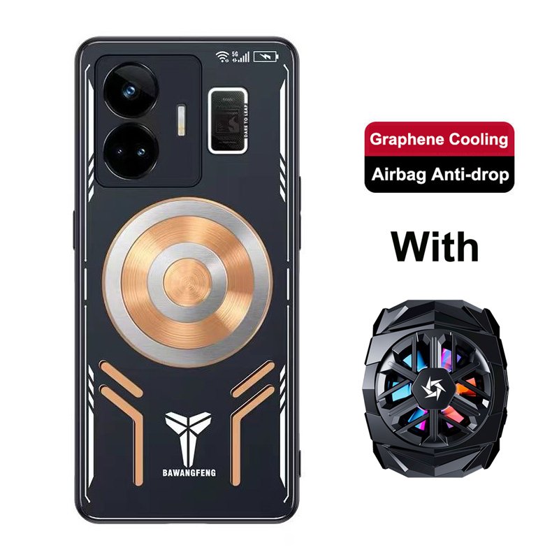 สําหรับRealme GT Neo 5 กรณีGT Neo5ทองแดงอลูมิเนียมกระจายความร้อนBreathable + หม้อน้ําสําหรับRealme G