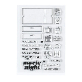 แผนใหม่ซิลิโคนซีลใสแสตมป์ DIY Scrapbooking ลายนูนอัลบั้มภาพ