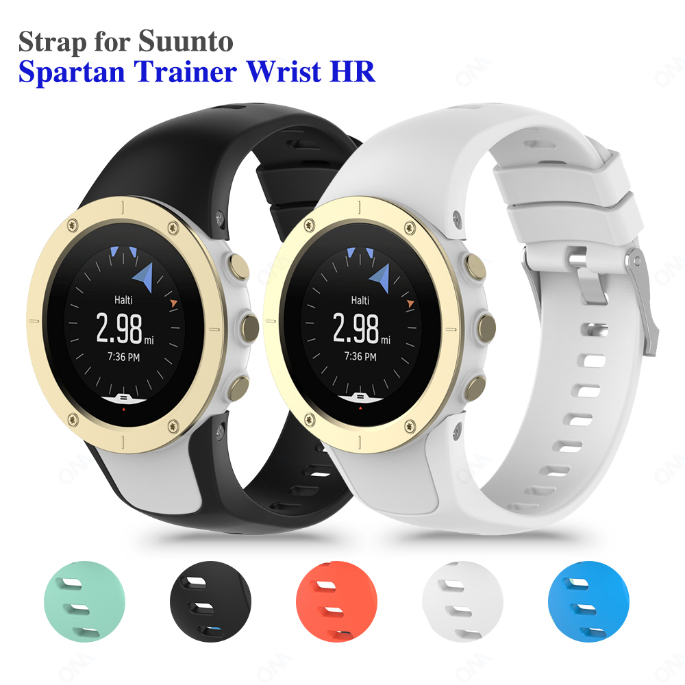 สายนาฬิกาข้อมือซิลิโคน แบบเปลี่ยน สําหรับ SUUNTO Spartan Trainer Trainer Wrist HR Sports Watch