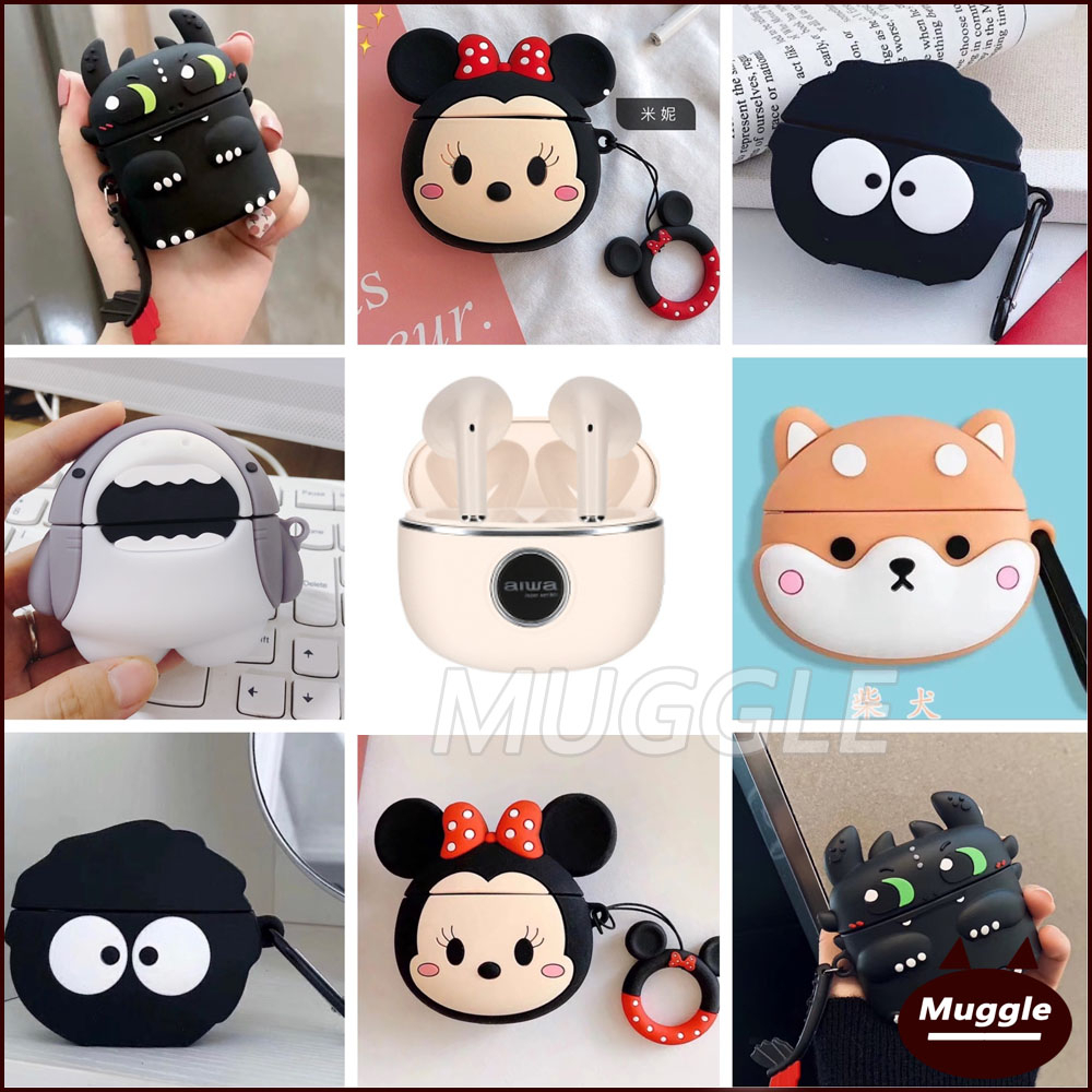 เคสซิลิโคนนิ่ม  Aiwa AT-X80V TWS  ลายการ์ตูนอนิเมะ สําหรับ  Aiwa AT-X80V TWS เคส หูฟังบลูทูธ ซิลิโคน