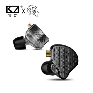 Kz PR2 หูฟังอินเอียร์ 13.2 มม. ไดรเวอร์เชิงเส้น แม่เหล็ก IEM หูฟัง HiFi เบสมอนิเตอร์ หูฟังกีฬา