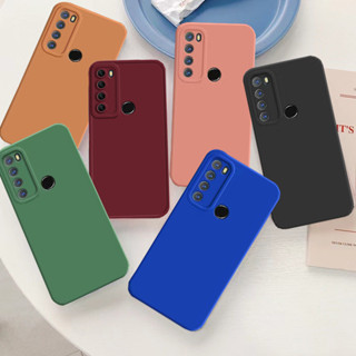 เคสโทรศัพท์มือถือ TPU แบบนิ่ม ทรงสี่เหลี่ยม ป้องกันกล้อง สําหรับ Realme 5 5S 5i C3 C17 7 8 8i 6