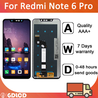 อะไหล่หน้าจอสัมผัส LCD แบบเปลี่ยน สําหรับ Xiaomi Redmi Note 6 Pro