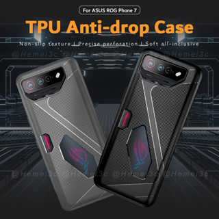 กระจกนิรภัย + เคส สําหรับ ASUS ROG Phone 7 ROG7 เคสโทรศัพท์ TPU นิ่ม สําหรับเล่นเกม