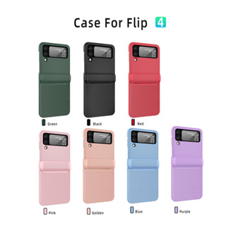 เคสโทรศัพท์มือถือหนัง แบบพับได้ บางพิเศษ ไฮเอนด์ สําหรับ Samsung zflip3 zflip4 5G