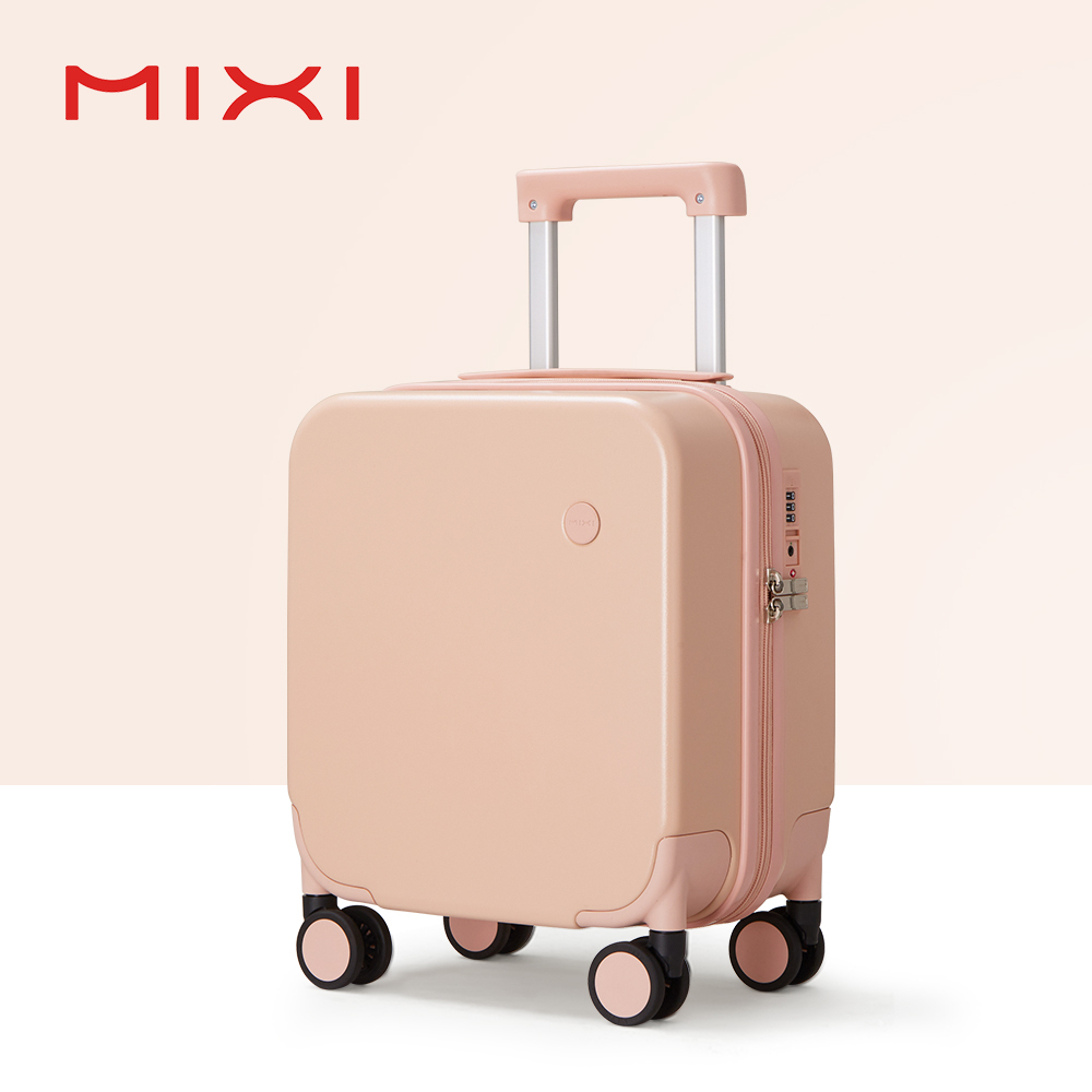 Mixi กระเป๋าเดินทาง PC น้ําหนักเบา ทนทาน 14 นิ้ว พร้อมตัวล็อค TSA M9236