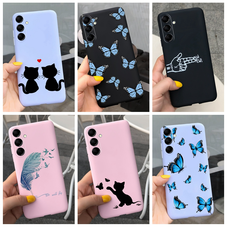 เคสโทรศัพท์มือถือ ซิลิโคน ลายการ์ตูนน่ารัก สําหรับ Samsung Galaxy A24 A14 2023 SM-A145F SM-A245F