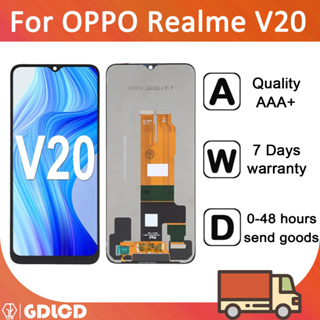 อะไหล่หน้าจอสัมผัสดิจิทัล LCD แบบเปลี่ยน สําหรับ Oppo Realme V20 RMX3610