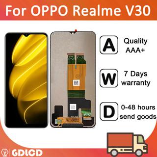 อะไหล่หน้าจอสัมผัสดิจิทัล LCD V30 แบบเปลี่ยน สําหรับ Oppo Realme V30