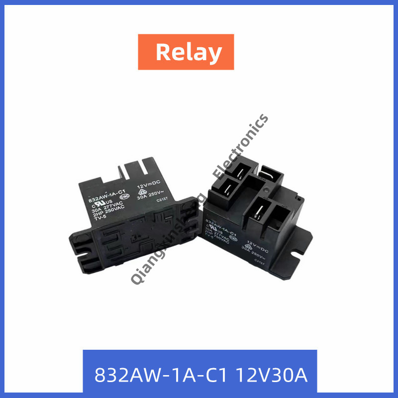 รีเลย์ไฟฟ้า ขนาดเล็ก 832AW-1A-C1 12VDC 30A