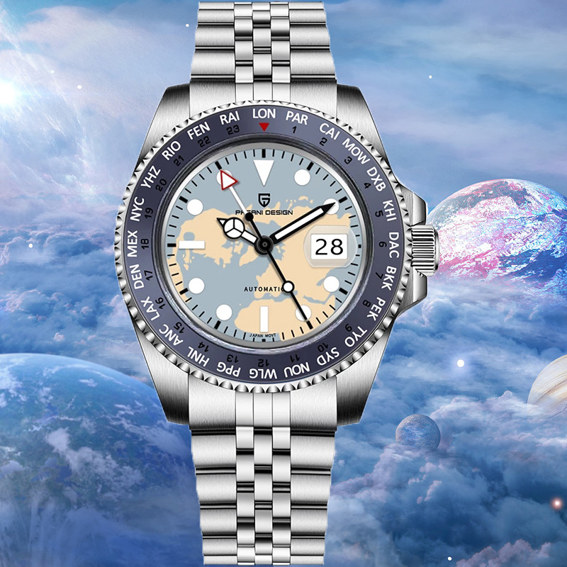 Pagani Design ต้นฉบับ นาฬิกาผู้ชาย automatic Japan NH34 ความหรูหรา นาฬิกาข้อมือผู้ชาย นาฬิกากันน้ํา 