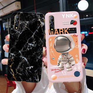 เคสโทรศัพท์ Vivo S1 1907 น่ารัก นักบินอวกาศ หินอ่อน ทาสี ด้านหลัง เคสนิ่ม กันกระแทก ซิลิโคน เคส