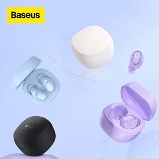 【ของขวัญคริสต์มาส】Baseus Wm02+ หูฟังไร้สายบลูทูธ 5.3 ชาร์จเร็ว แบตเตอรี่ 50 ชั่วโมง