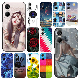 Tecno POP 6 Pro BE8 BE8i เคสหรูหรา ท้องฟ้าเต็มไปด้วยดวงดาว กันกระแทก เคสซิลิโคนนิ่ม เคสด้านหลัง Tecno POP6 Pro เคสโทรศัพท์