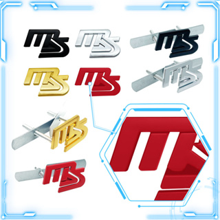 สติกเกอร์ตราสัญลักษณ์ ติดกันชนหน้า และหลังรถยนต์ สําหรับ Mazda Speed Mazda MS Letter Logo Atenza Axela