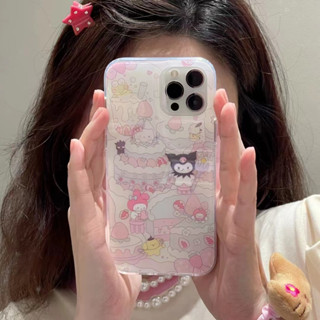 เคสโทรศัพท์มือถือ ป้องกันกระแทก ลายการ์ตูน Sanrio Melody รวมทุกอย่าง สําหรับ iPhone14 13 12 11 Pro MAX