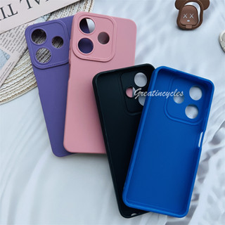 Tecno Spark 10 10C เคสโทรศัพท์ สีสันสดใส เนื้อแมตต์ ซิลิโคนนิ่ม ซิลิโคนเหลว ป้องกันกล้อง Pro