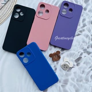 พร้อมส่ง เคสโทรศัพท์มือถือ ซิลิโคนนิ่ม TPU กันรอยกล้อง สีสดใส สําหรับ Tecno Spark 10 10C