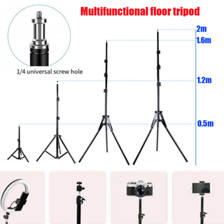 ขาตั้งกล้องโทรศัพท์มือถือ 0.5 ม. 1.2 ม. 1.6 ม. 2.1 ม. ขาตั้งกล้องถ่ายภาพ ขาตั้งไฟเติมแสง แบบยืดไสลด์ ป้องกันการพับ ขาตั้งกล้อง แบบพกพา ขาตั้งพื้น ขาตั้งโทรศัพท์มือถือ