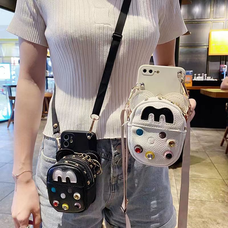 สําหรับ OPPO F11 F9 Pro A95 A74 A58 4G A5S Reno 12 11 F 10 Pro 8Z 7Z 6Z A78 A12 A5S เคสโทรศัพท์ soft crossbody กระเป๋าเป้สะพายหลังสไตล์ zero กระเป๋าสตางค์