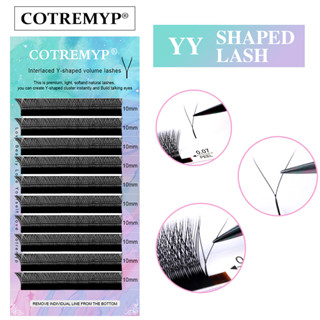 Cotremyp yy mix shape ขนตาปลอม ขนมิงค์ นุ่ม เป็นธรรมชาติ ตาข่ายแต่งหน้า ขนตาปลอม ส่วนบุคคล