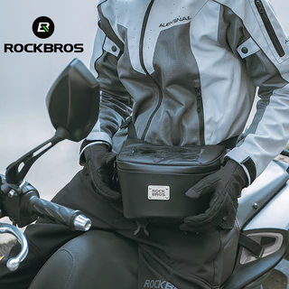 【TH Delivery】ROCKBROS กระเป๋าหน้าแฮนด์จักรยาน ใส่มือถือได้ หน้าจอสัมผัส กันน้ำ ใช้งานสะดวก