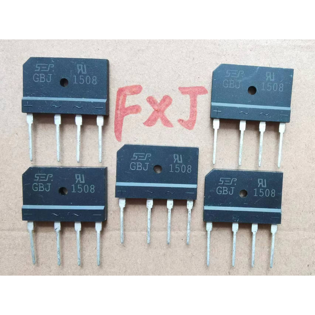 ((5 ชิ้น) GBJ1508 GBJ1510 GBJ2008 GBJ2508 GBJ 2510 GBJ3510 GBJ5010 เตาแม่เหล็กไฟฟ้า Rectifier Bridge