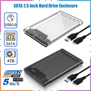 【พร้อมส่ง】กล่องฮาร์ดดิสก์ไดรฟ์ภายนอก Usb SDD HDD SATA เป็น USB 3.0 SATA 2.5 นิ้ว