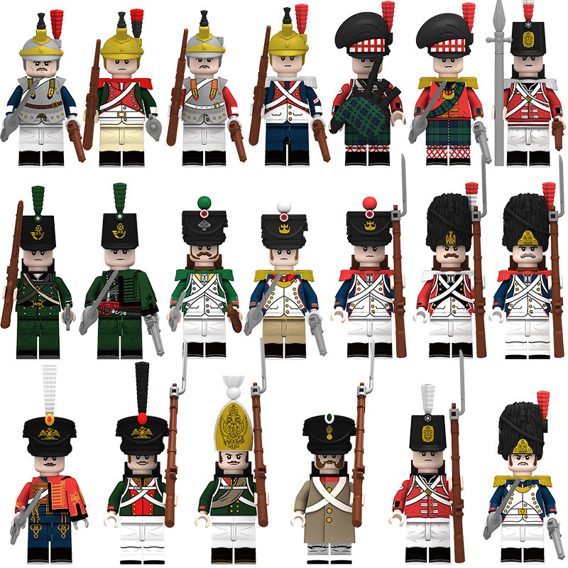 Napoleon Block ของเล่นตัวเลข N001-N024 ฝรั่งเศส