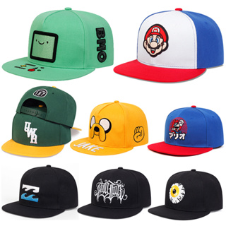 【พร้อมส่ง】ใหม่ หมวกแก๊ปแฟชั่น ปักลาย Mario BROOKLYNS สไตล์วิ…