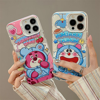 【Shell texture/Bear/hard case】เคส compatible for iPhone 11 14 12 13 pro max case