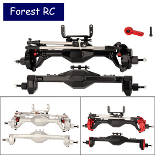 Forestrc SCX10 I II ชุดเพลาด้านหน้า และด้านหลัง VP CNC อะลูมิเนียมอัลลอย แบบเปลี่ยน สําหรับอัพเกรดรถไต่หินบังคับ Axial 1/10 90046 90047 RGT 86100 Redcat GEN8