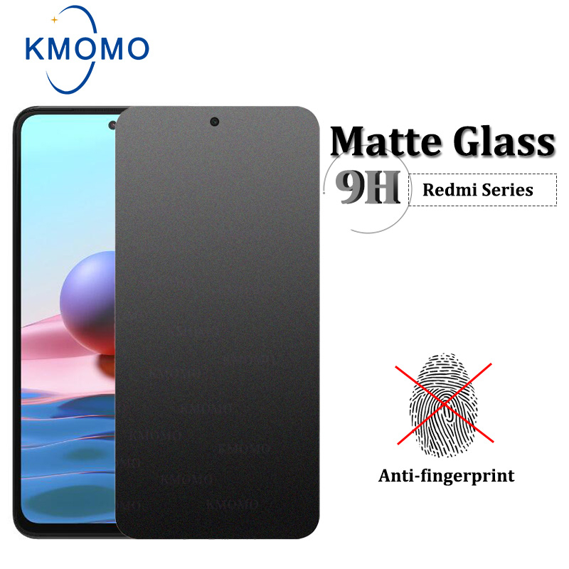ฟิล์มด้าน ฟิล์มกระจกนิรภัย For Xiaomi Redmi Note 13 12 4G + 12s 11 Pro 5G 11s 10 10s 9 9s 8 7 Plus