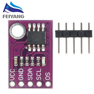 Lm75 CJMCU-75 โมดูลเซนเซอร์อุณหภูมิ I2C IIC ความแม่นยําสูง LM75A