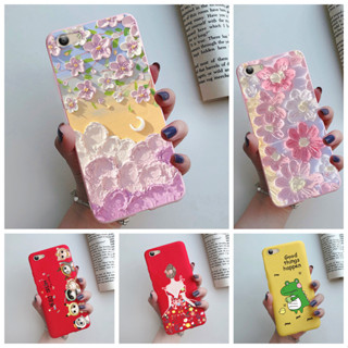 Vivo Y53 Y53i Y55 Y55s Y55a Y55l 1606 1603 1610 เคสโทรศัพท์ เจลลี่ ซิลิโคนนุ่ม TPU ลายน่ารัก