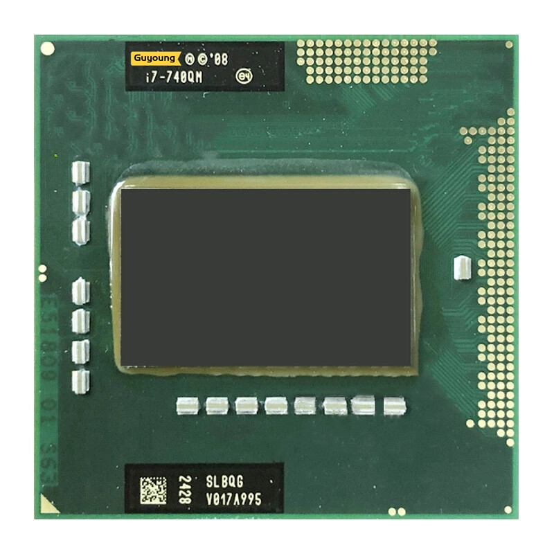 โปรเซสเซอร์ CPU YZX Core i7 740QM i7-740QM SLBQG 1.7 GHz Quad-Core Eight-Thread 6W 45W Socket G1 / r