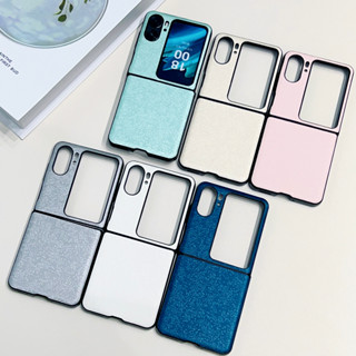 เคสโทรศัพท์มือถือ PC พับได้ กันกระแทก ลายดาวเคราะห์ เรียบง่าย สําหรับ OPPO Find N2 Flip 5G