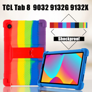 TCL TAB 8 4G 8 inch 9132G Cover Tablet Shockproof Case TKEE Mid Tab8 Le Wifi 9132X1 9137W Soft Silicone Adjustable Stand Shell