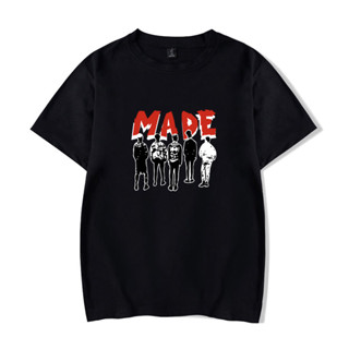 Bigbang MADE เสื้อยืดแขนสั้น ผ้าฝ้าย ทรงหลวม ขนาดใหญ่ สําหรับผู้ชาย และผู้หญิง ไซซ์ S-6XL 1953