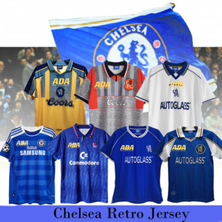 เสื้อกีฬาแขนสั้น ลายทีมชาติฟุตบอล CHE CFC 89 91 94 96 95 97 97 99 98 00 99 01 ชุดเยือน สไตล์เรโทร สําหรับผู้ชาย ไซซ์ S-2XL