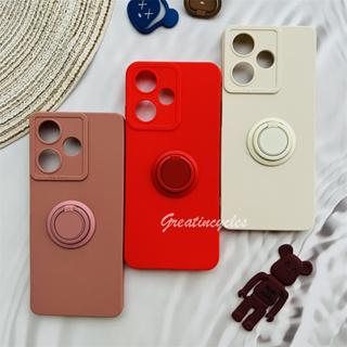 เคสโทรศัพท์มือถือ ซิลิโคนนิ่ม TPU กันกระแทก พร้อมแหวนแม่เหล็ก สําหรับ Infinix Hot 30 30 Free Fire 30i 30i NFC 30 Play