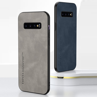 เคสโทรศัพท์มือถือหนังแกะ แบบนิ่ม กันลื่น สําหรับ Samsung Galaxy S8 S9 S10 Plus S20 Ultra