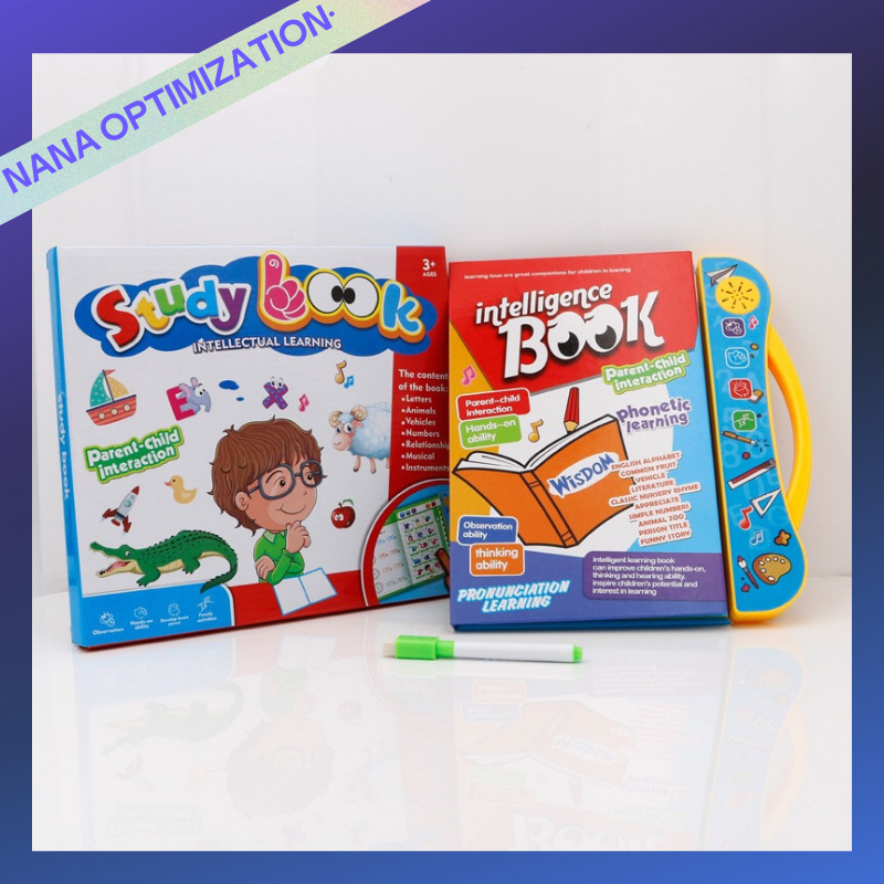 เครื่องอ่านหนังสือ ภาษาอังกฤษ เพื่อการเรียนรู้เด็ก ABC เครื่องเสียง e-book ของเล่นเพื่อการศึกษา สําหรับเด็ก