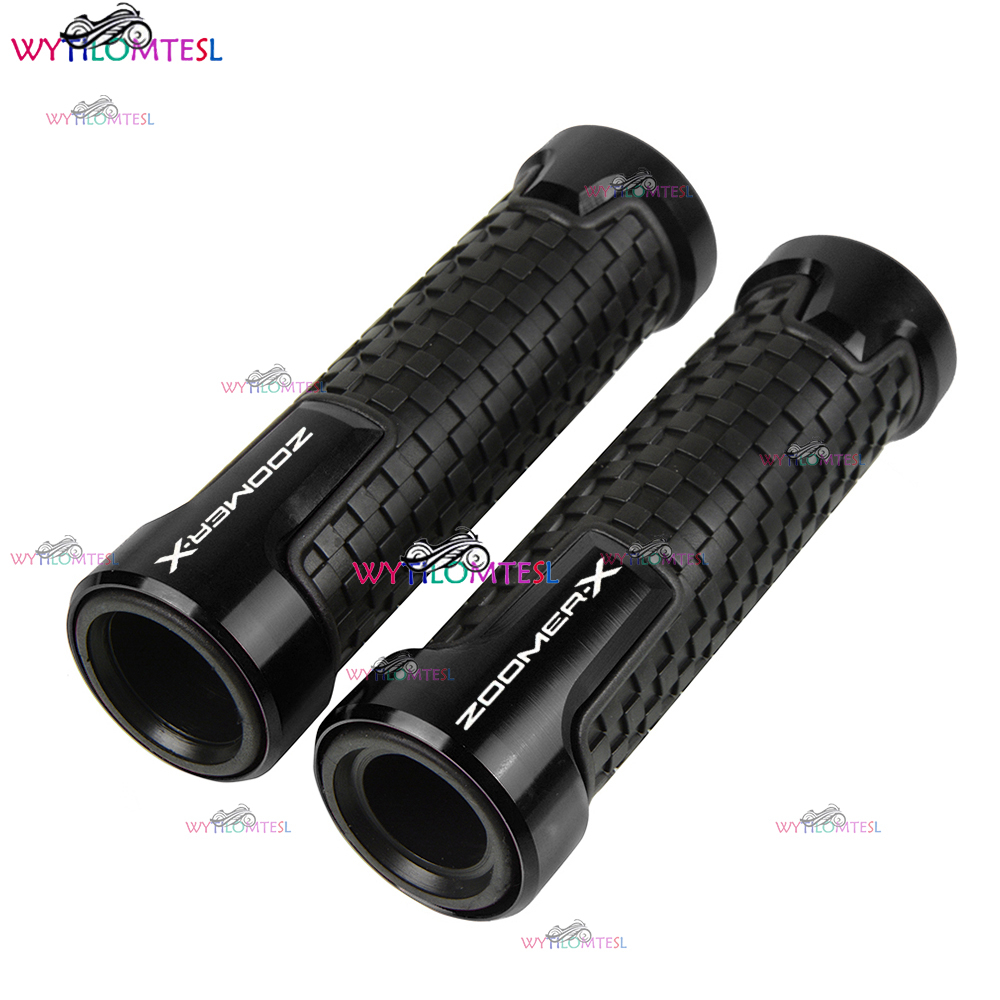 สําหรับ HONDA ZOOMER-X 2010-2024 ที่จับแฮนด์รถจักรยานยนต์ CNC อลูมิเนียมยาง Moto Handle Thruster Grips