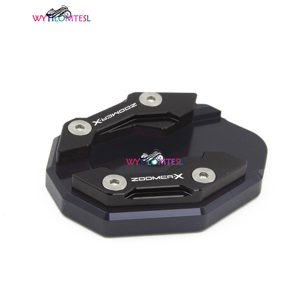 สําหรับhonda zoomer zoomer-x 2013 2014 2015 2016 2017 2018 2019 2020 2021 2022 CNCดัดแปลงด้านข้างรองเท้าแบนขยายขาตั้งPadมอเตอร์